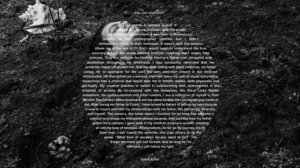 Follow your light manifesto over image of Josue laying in dirt.